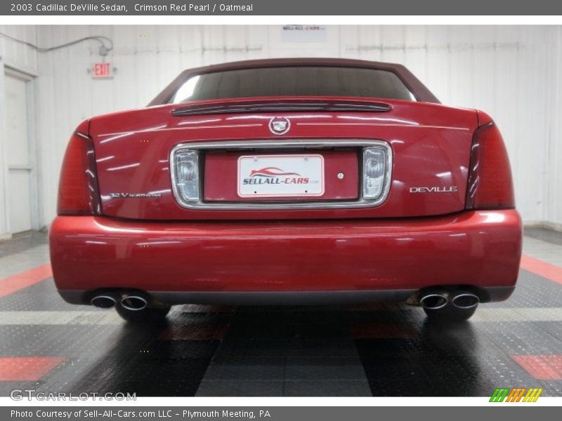 Crimson Red Pearl / Oatmeal 2003 Cadillac DeVille Sedan