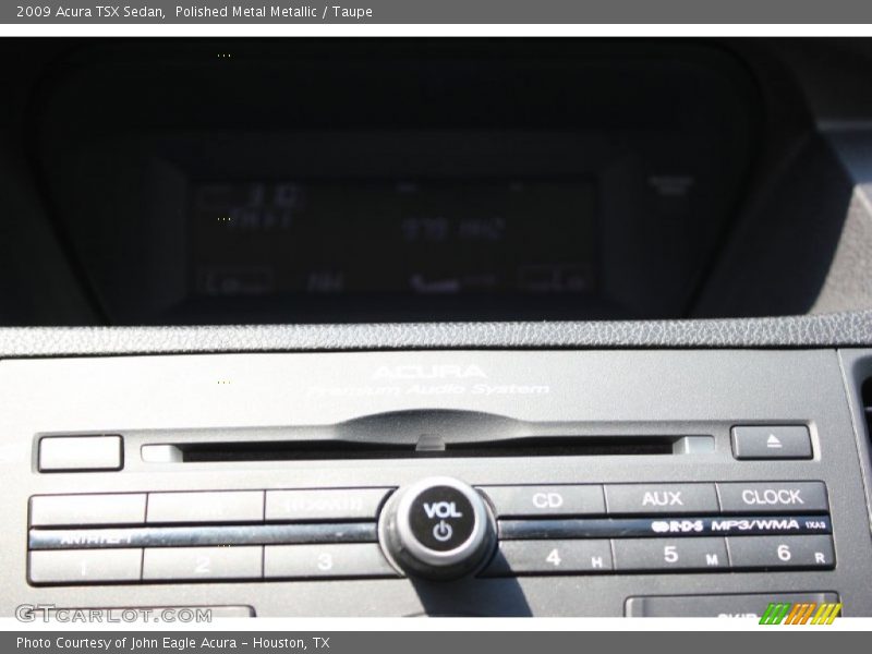 Polished Metal Metallic / Taupe 2009 Acura TSX Sedan