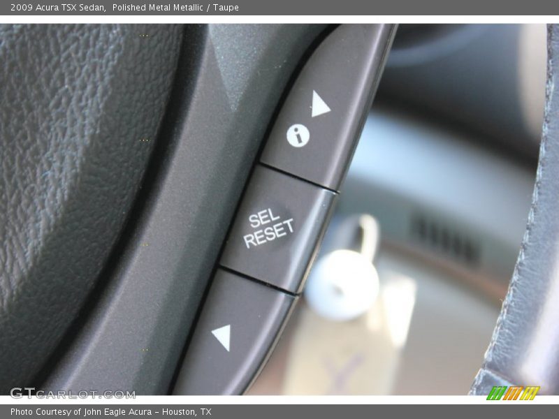 Polished Metal Metallic / Taupe 2009 Acura TSX Sedan
