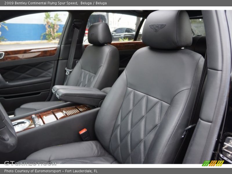 Front Seat of 2009 Continental Flying Spur Speed
