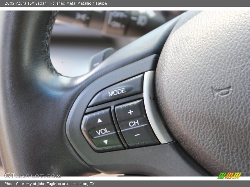 Polished Metal Metallic / Taupe 2009 Acura TSX Sedan