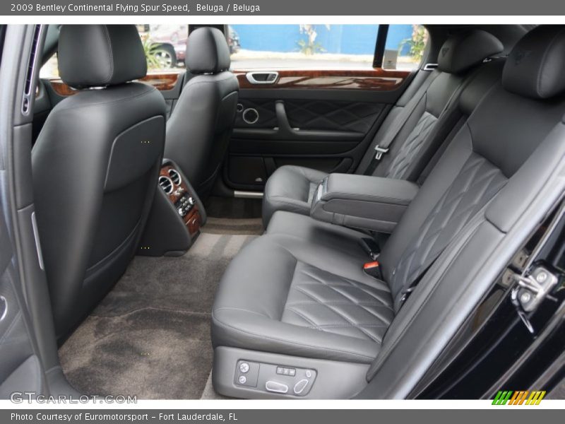 Rear Seat of 2009 Continental Flying Spur Speed