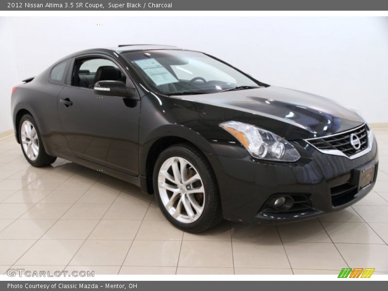 Super Black / Charcoal 2012 Nissan Altima 3.5 SR Coupe