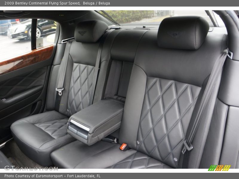 Rear Seat of 2009 Continental Flying Spur Speed