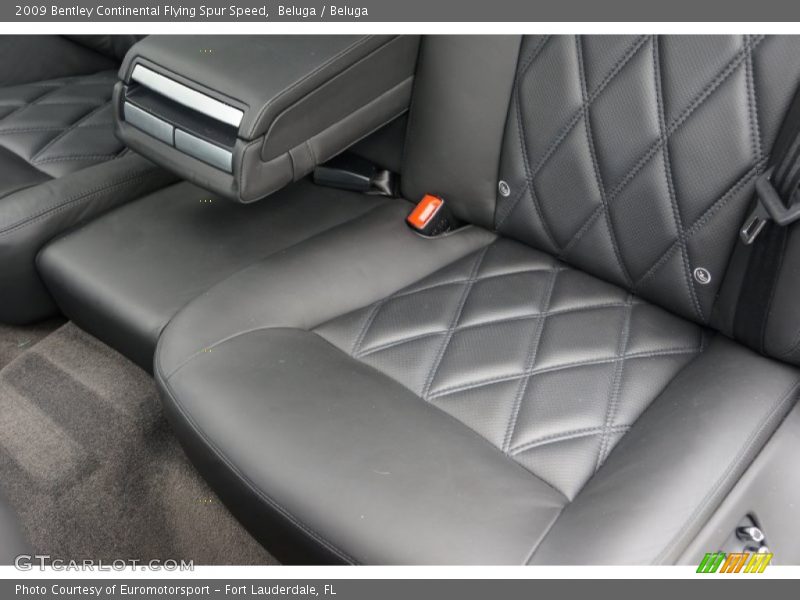 Rear Seat of 2009 Continental Flying Spur Speed