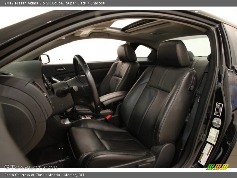 Super Black / Charcoal 2012 Nissan Altima 3.5 SR Coupe