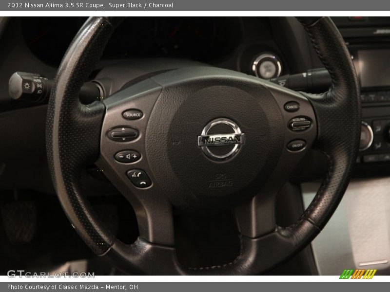 Super Black / Charcoal 2012 Nissan Altima 3.5 SR Coupe