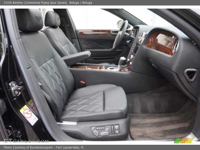 Front Seat of 2009 Continental Flying Spur Speed