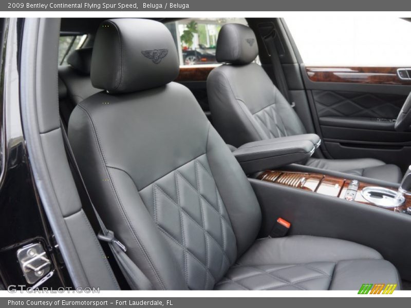 Front Seat of 2009 Continental Flying Spur Speed