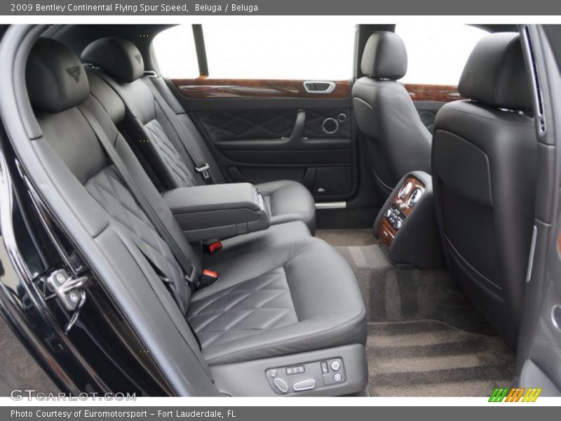 Rear Seat of 2009 Continental Flying Spur Speed