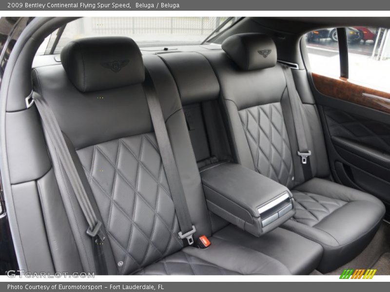 Rear Seat of 2009 Continental Flying Spur Speed