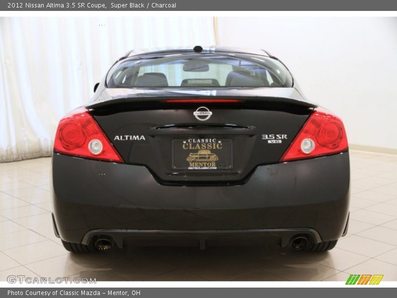Super Black / Charcoal 2012 Nissan Altima 3.5 SR Coupe