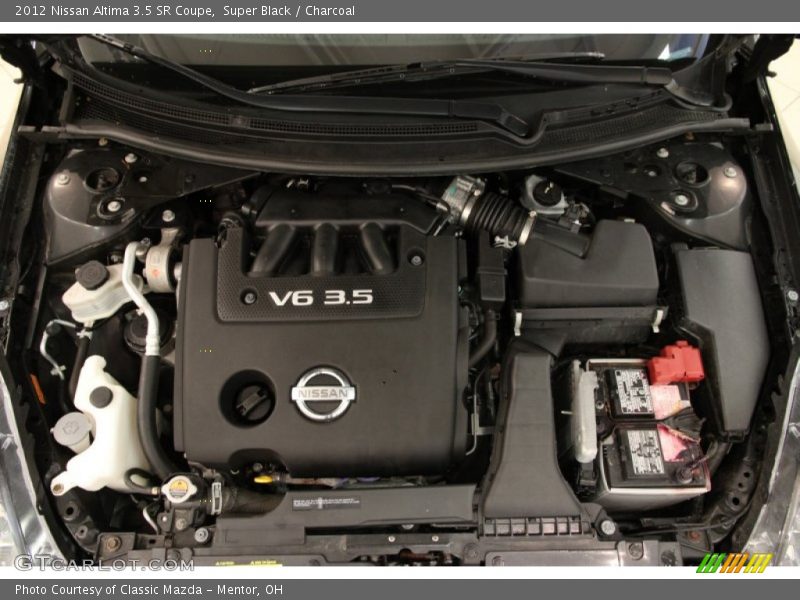 Super Black / Charcoal 2012 Nissan Altima 3.5 SR Coupe