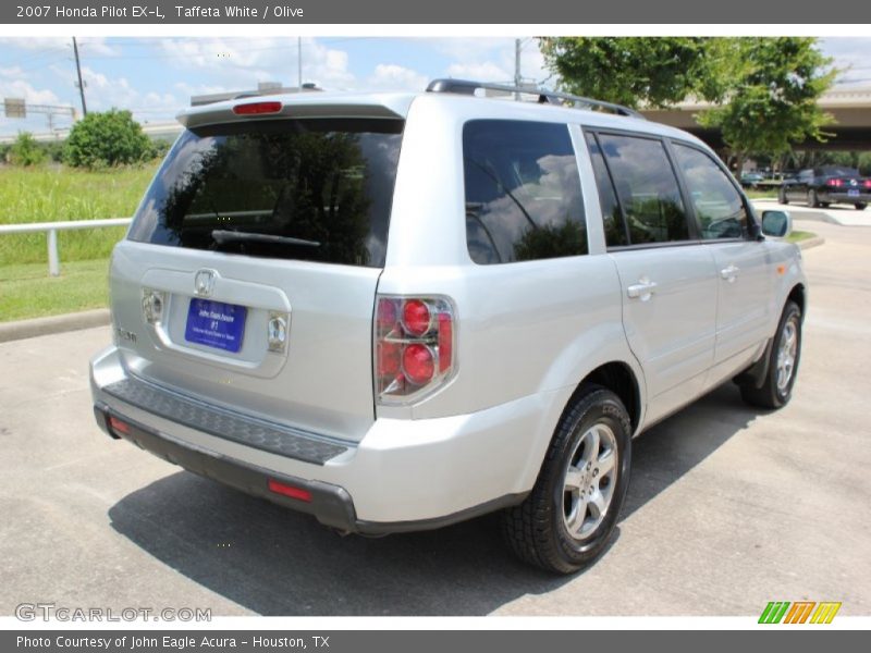 Taffeta White / Olive 2007 Honda Pilot EX-L