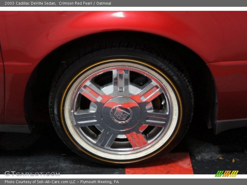 Crimson Red Pearl / Oatmeal 2003 Cadillac DeVille Sedan