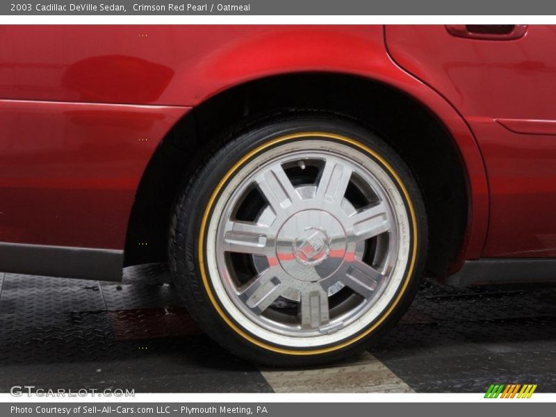 Crimson Red Pearl / Oatmeal 2003 Cadillac DeVille Sedan