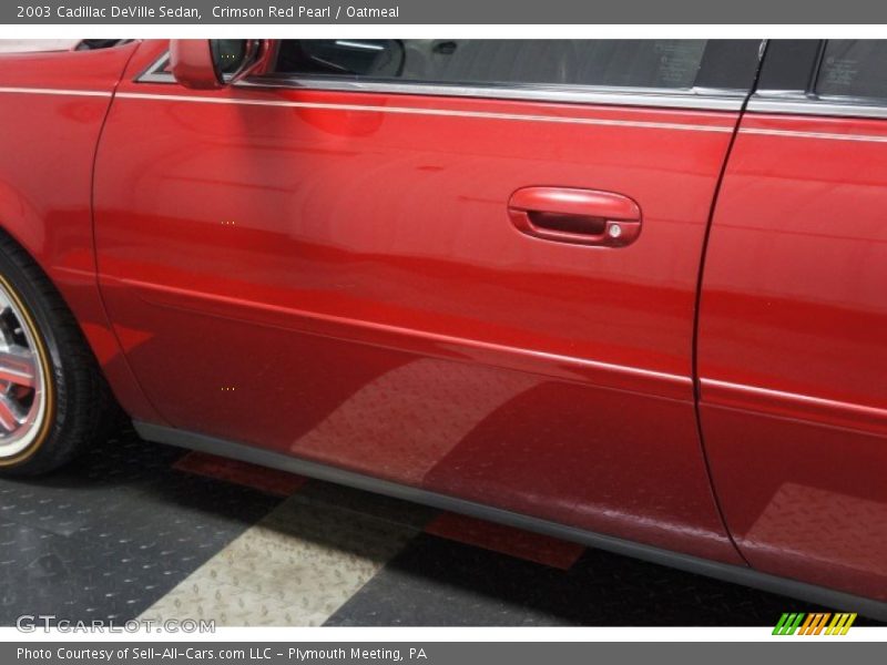 Crimson Red Pearl / Oatmeal 2003 Cadillac DeVille Sedan