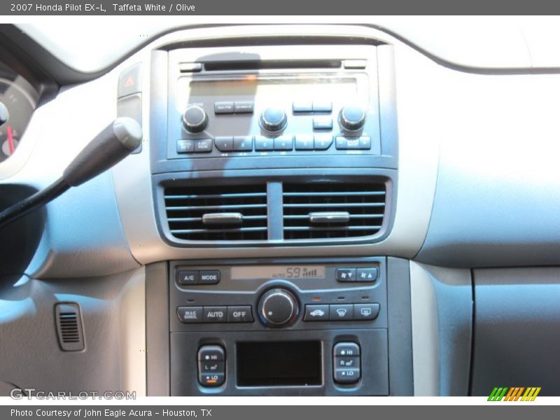 Taffeta White / Olive 2007 Honda Pilot EX-L