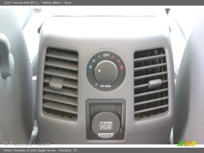 Taffeta White / Olive 2007 Honda Pilot EX-L