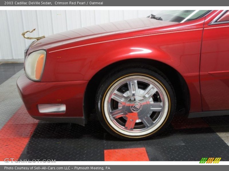 Crimson Red Pearl / Oatmeal 2003 Cadillac DeVille Sedan
