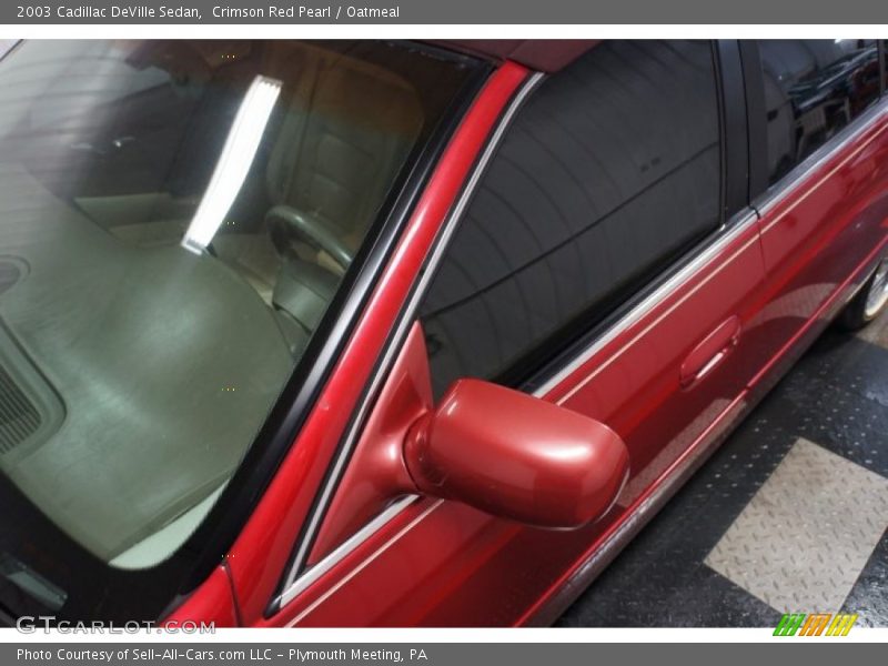 Crimson Red Pearl / Oatmeal 2003 Cadillac DeVille Sedan