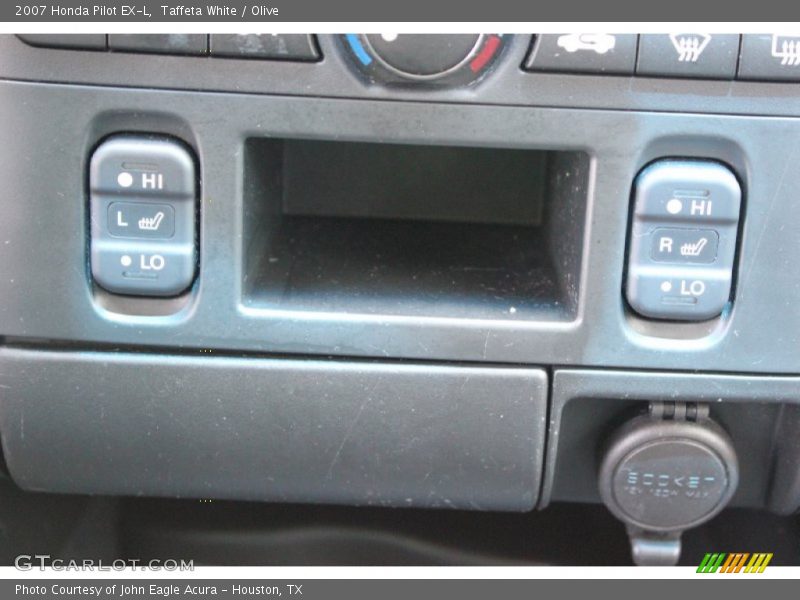 Taffeta White / Olive 2007 Honda Pilot EX-L