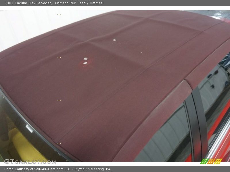 Crimson Red Pearl / Oatmeal 2003 Cadillac DeVille Sedan