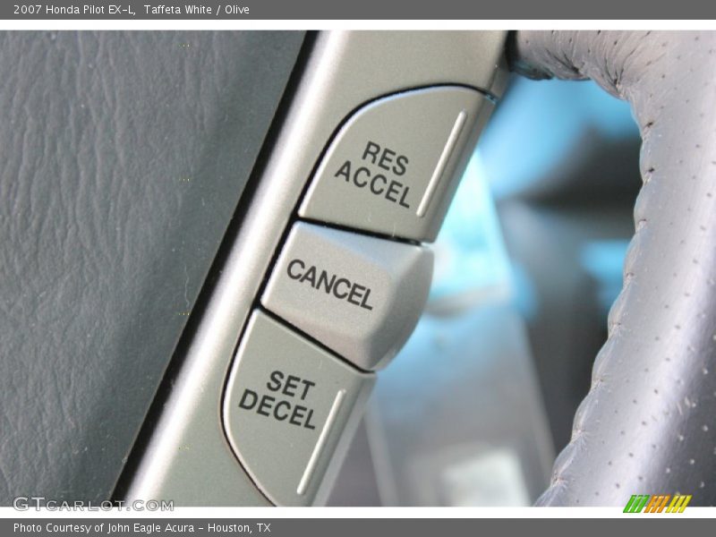 Taffeta White / Olive 2007 Honda Pilot EX-L