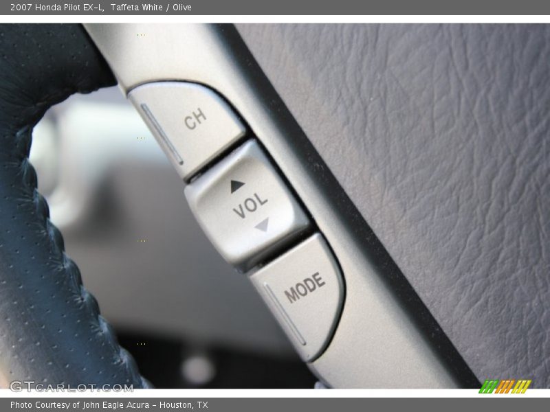 Taffeta White / Olive 2007 Honda Pilot EX-L