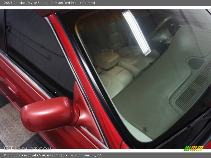 Crimson Red Pearl / Oatmeal 2003 Cadillac DeVille Sedan