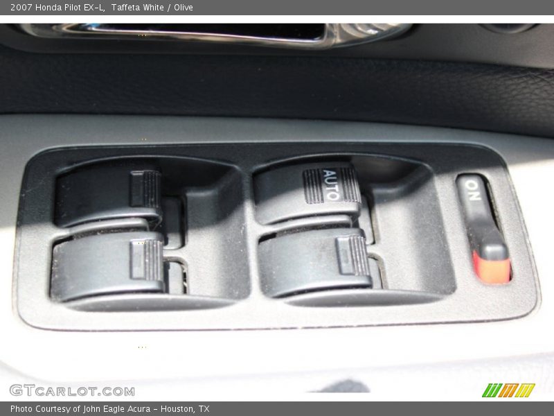 Taffeta White / Olive 2007 Honda Pilot EX-L