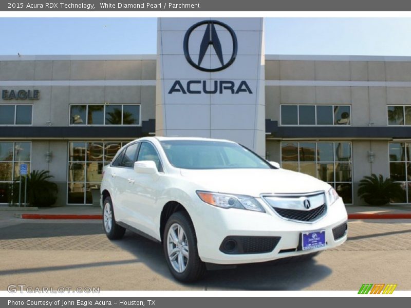 White Diamond Pearl / Parchment 2015 Acura RDX Technology