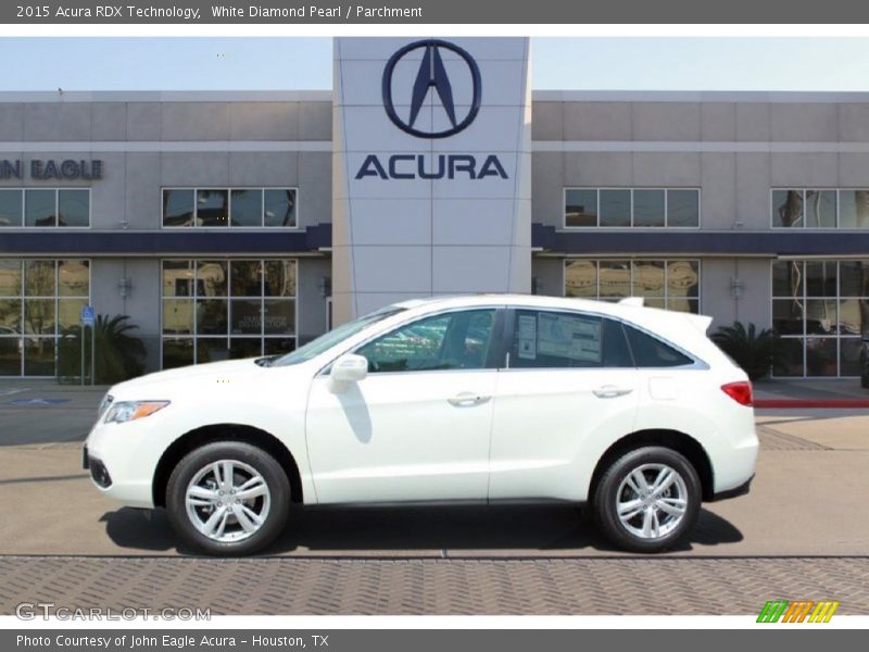 White Diamond Pearl / Parchment 2015 Acura RDX Technology