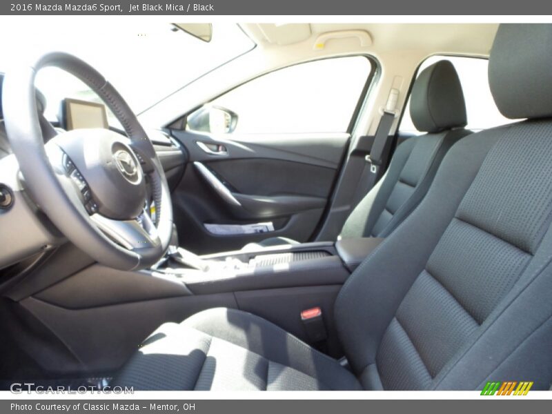 Jet Black Mica / Black 2016 Mazda Mazda6 Sport