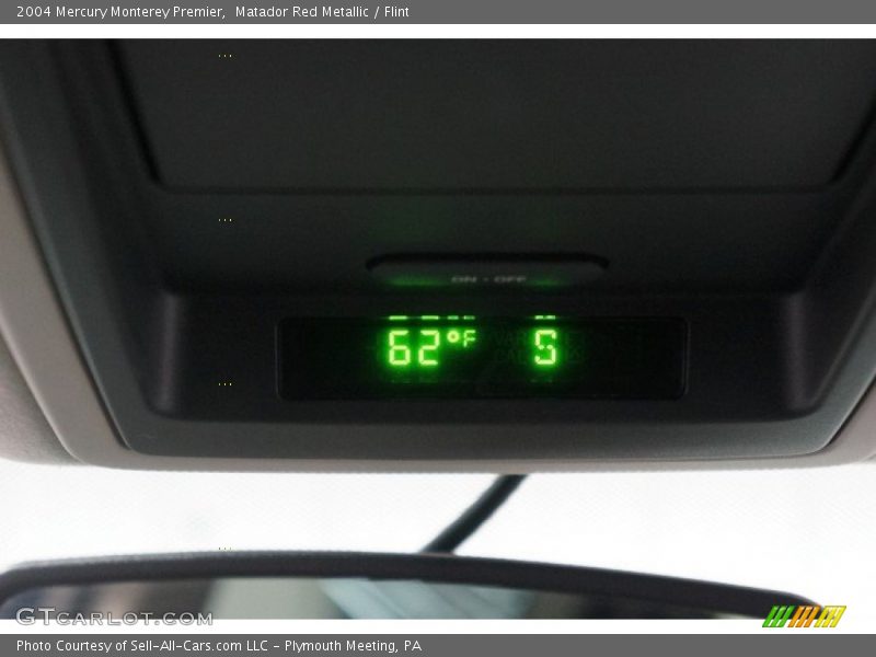 Matador Red Metallic / Flint 2004 Mercury Monterey Premier