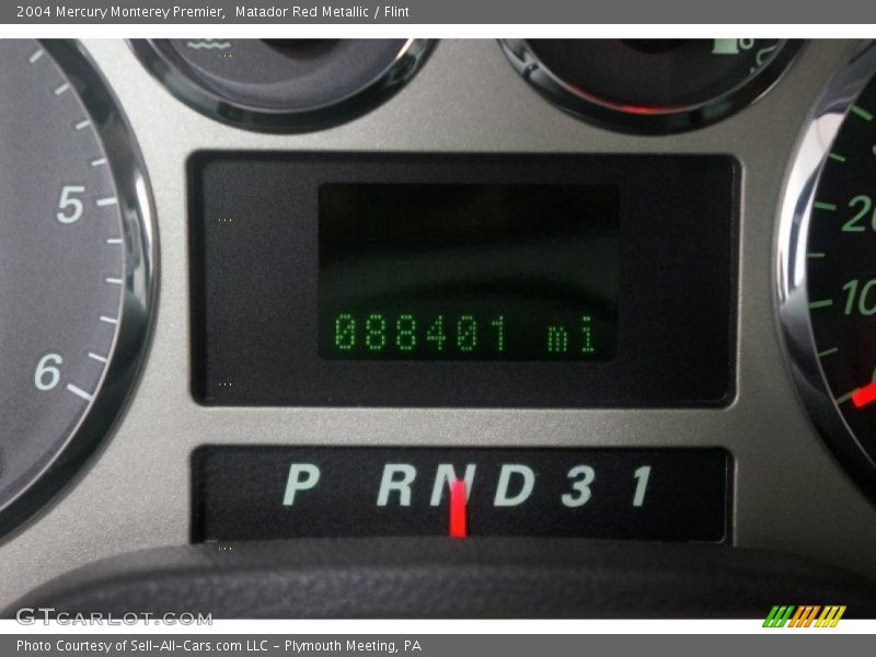 Matador Red Metallic / Flint 2004 Mercury Monterey Premier
