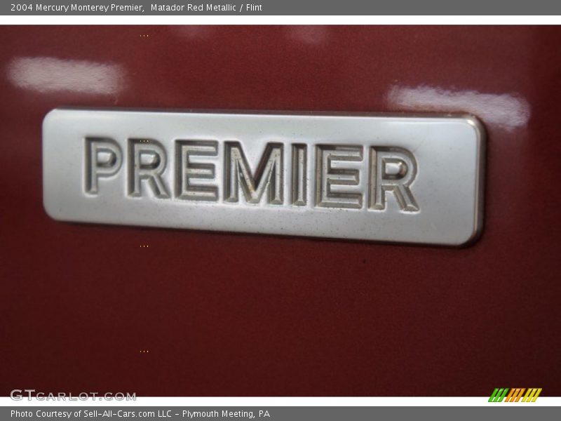 Matador Red Metallic / Flint 2004 Mercury Monterey Premier