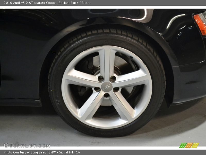Brilliant Black / Black 2010 Audi A5 2.0T quattro Coupe