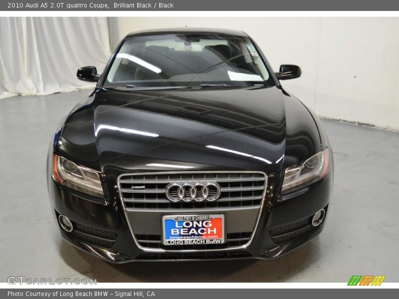 Brilliant Black / Black 2010 Audi A5 2.0T quattro Coupe