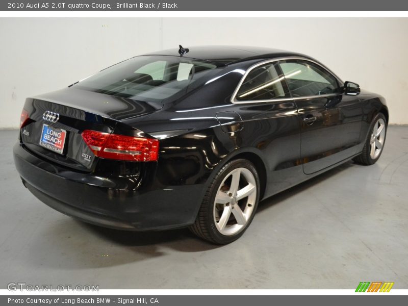 Brilliant Black / Black 2010 Audi A5 2.0T quattro Coupe