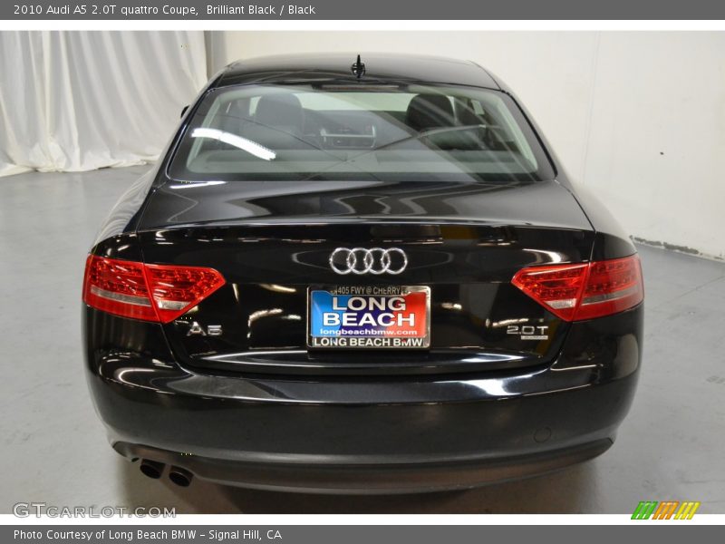 Brilliant Black / Black 2010 Audi A5 2.0T quattro Coupe