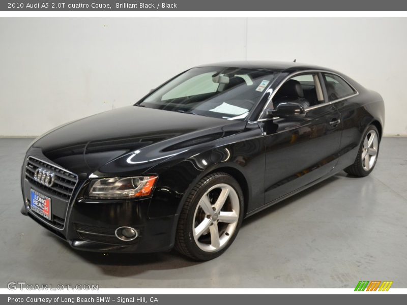 Brilliant Black / Black 2010 Audi A5 2.0T quattro Coupe