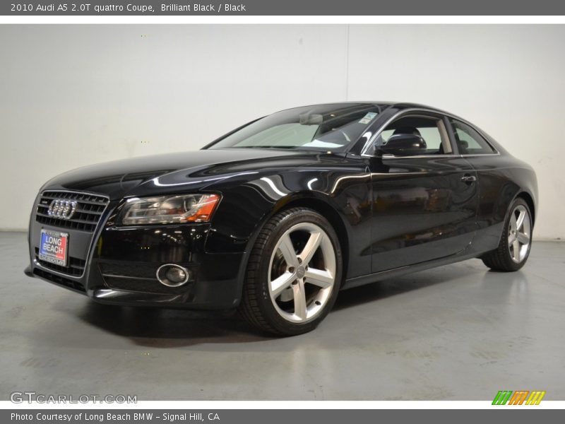 Brilliant Black / Black 2010 Audi A5 2.0T quattro Coupe