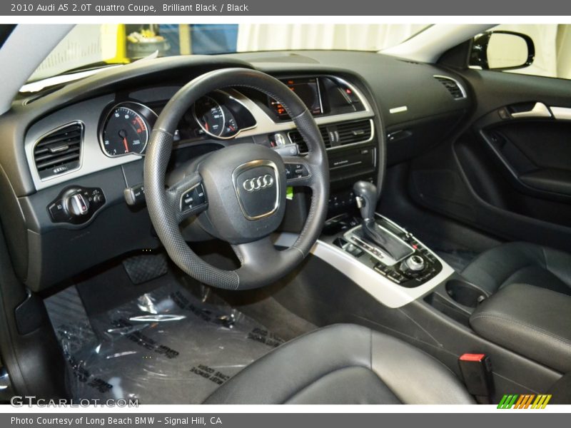 Brilliant Black / Black 2010 Audi A5 2.0T quattro Coupe
