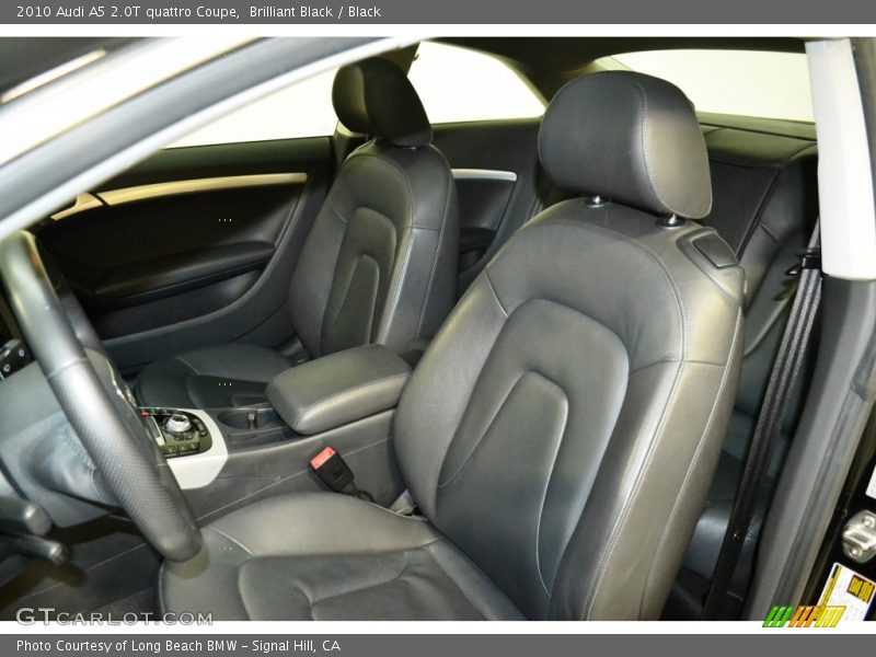 Brilliant Black / Black 2010 Audi A5 2.0T quattro Coupe