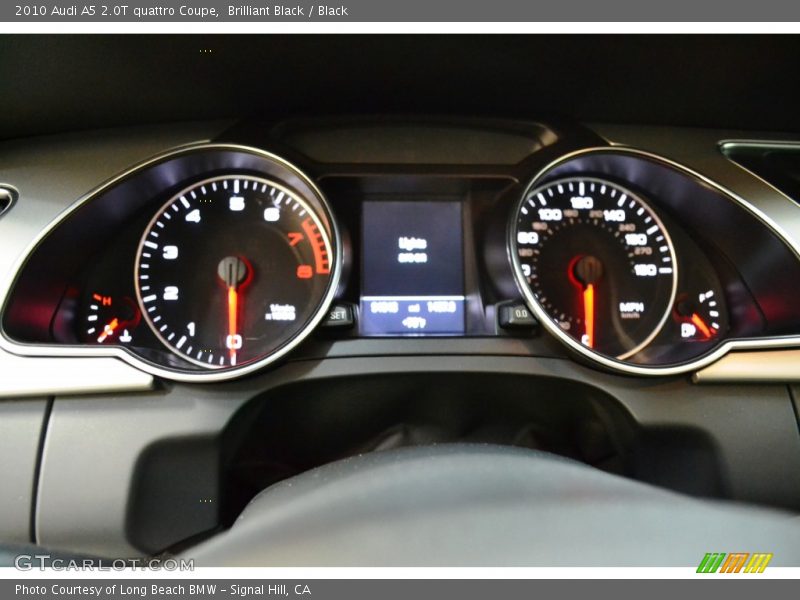 Brilliant Black / Black 2010 Audi A5 2.0T quattro Coupe