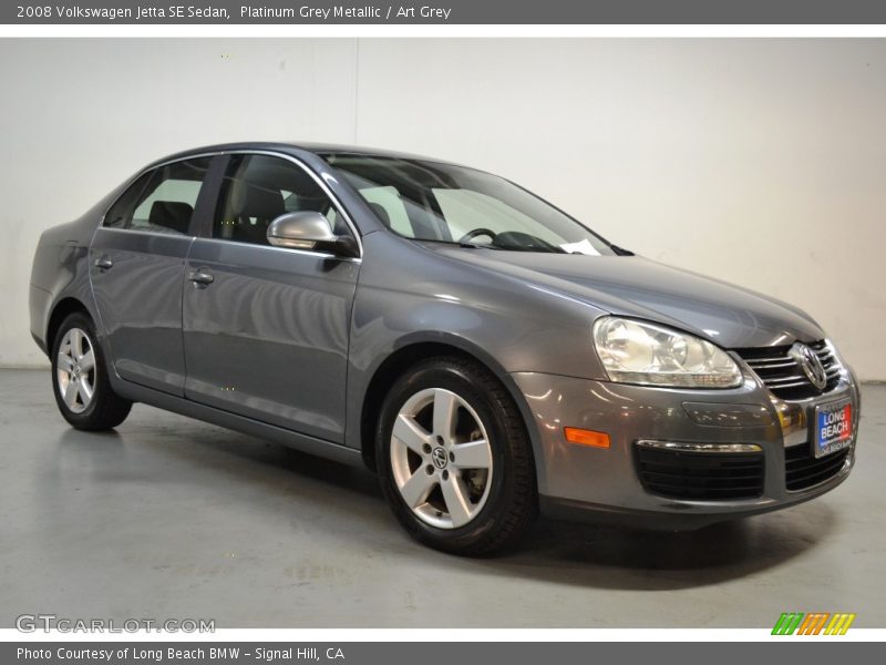 Platinum Grey Metallic / Art Grey 2008 Volkswagen Jetta SE Sedan