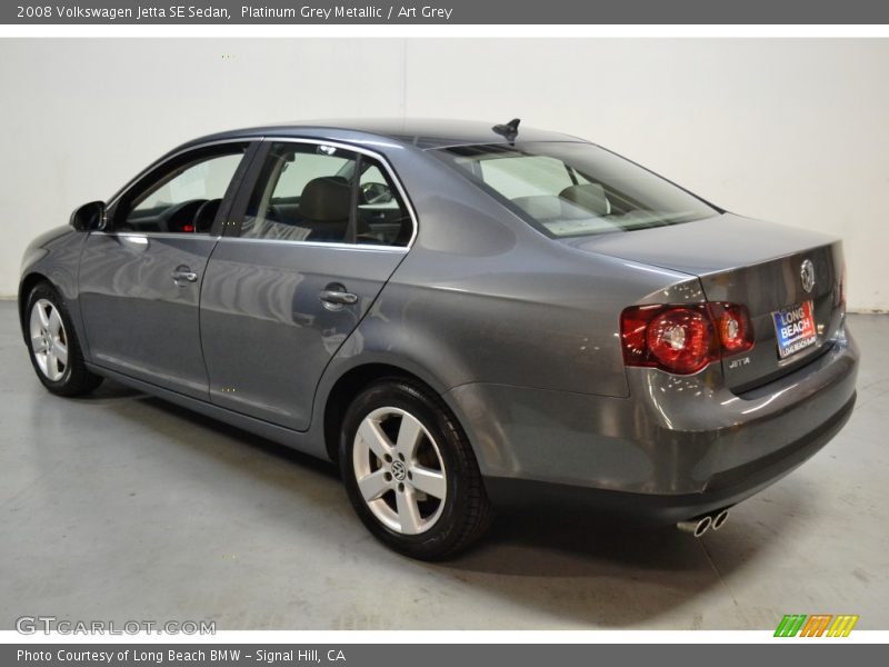 Platinum Grey Metallic / Art Grey 2008 Volkswagen Jetta SE Sedan