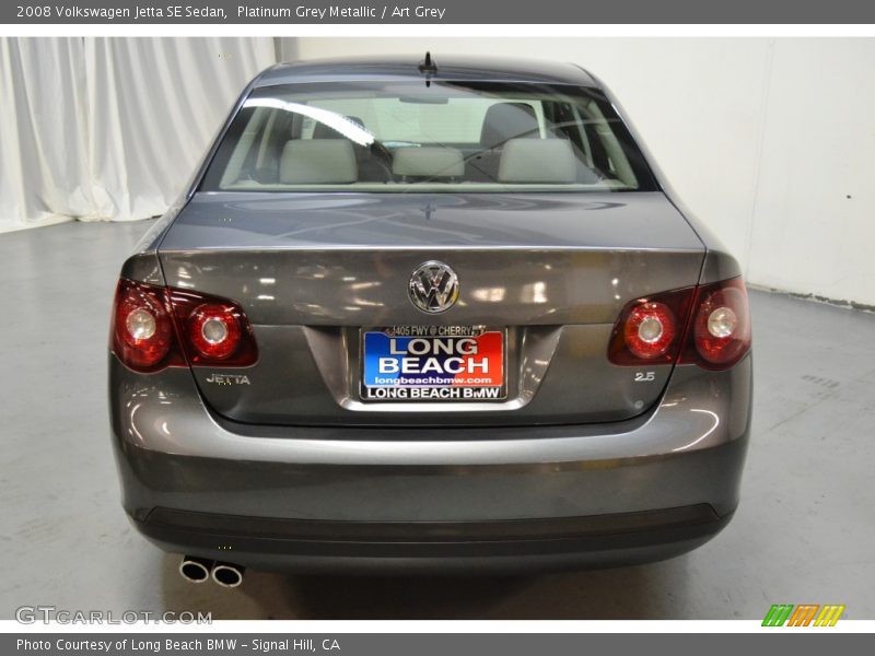 Platinum Grey Metallic / Art Grey 2008 Volkswagen Jetta SE Sedan