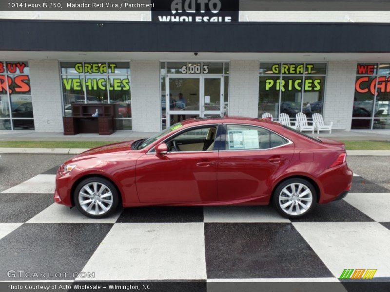 Matador Red Mica / Parchment 2014 Lexus IS 250
